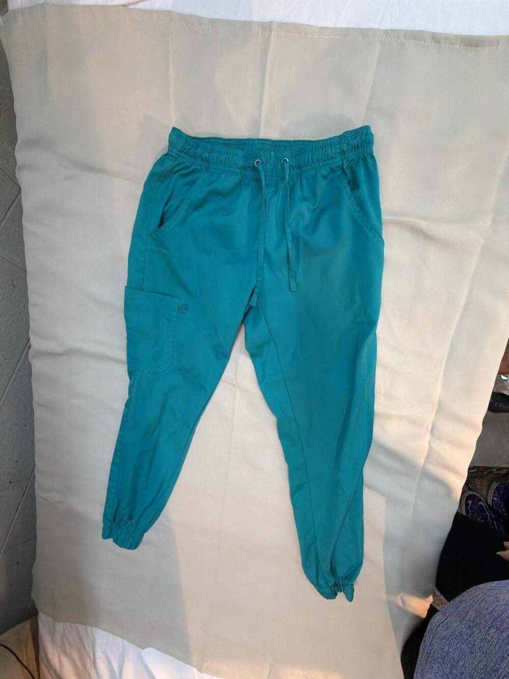 Mini Marilyn by MediChic Leah Elastic Waist Cargo Jogger Scrub Pants